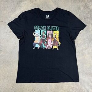 Women's Demon Slayer Short Sleeve Graphic T-Shirt NEW Size XXL Anime Manga T